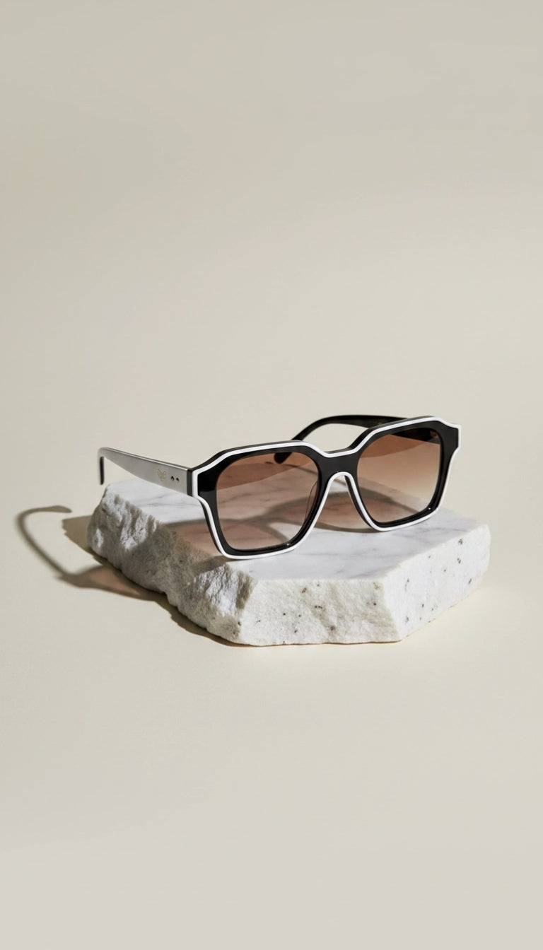 Sunglasses Black and White 009