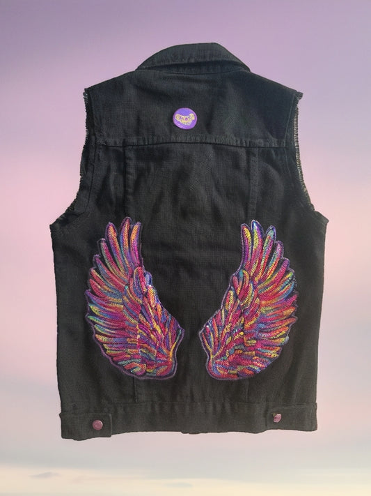 Black Vest / Wings Pink Tornazol