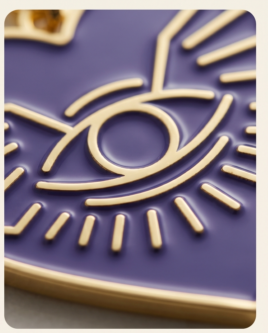 Norita Sun signature Logo keychain.  Talisman for Awareness & Light