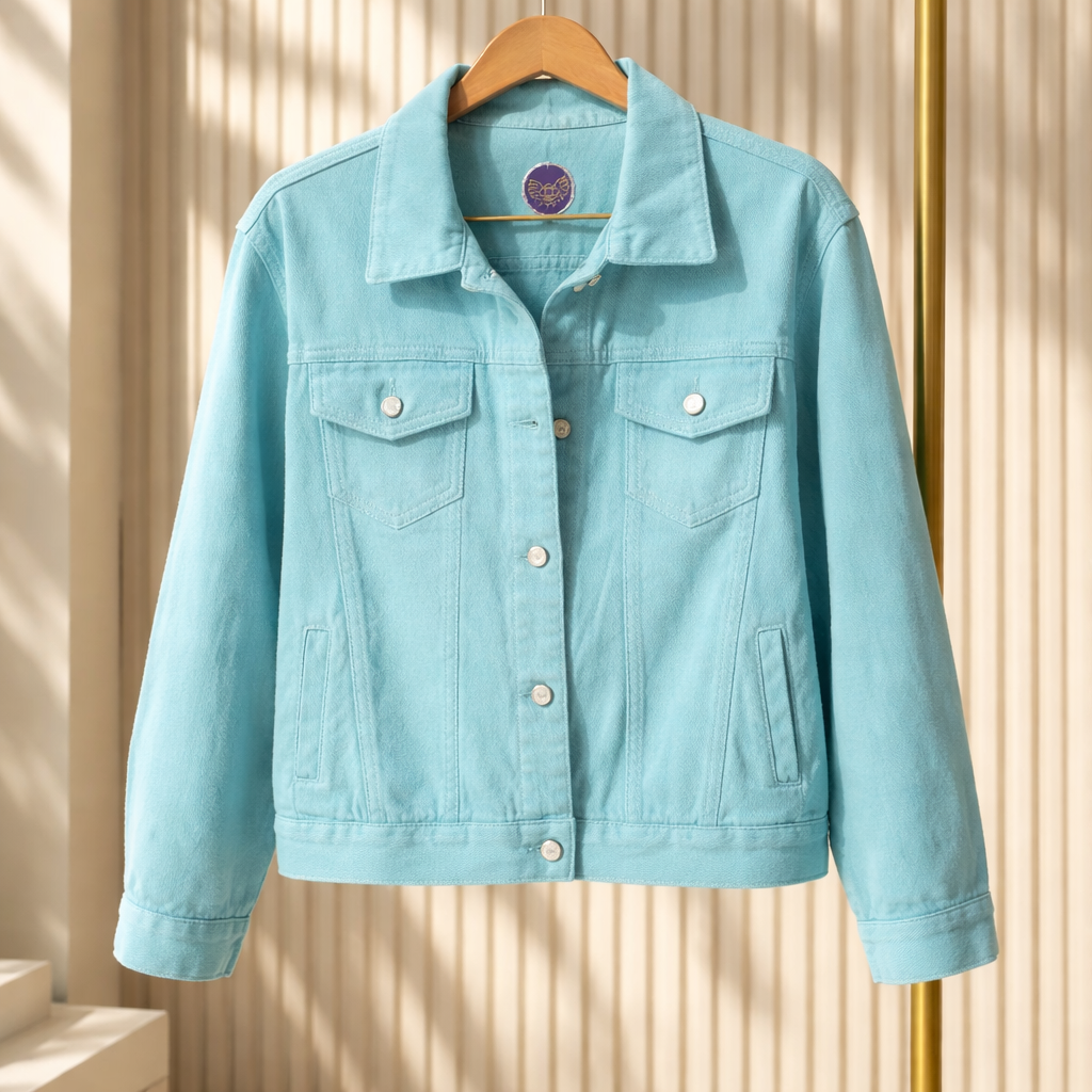 OPEN EYE WINGS LIGHT BLUE JACKET